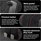 Car Purse Hook Purse Hook for Car Seats Headrest Car Seat Hooks,Heavy Duty Vehicle Organizer for Handbags, Groceries, Purses, Keep Car Tidy (Black, 4 Pack)