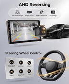 Android Car Radio for Nissan Altima 2008-2012 with Wireless CarPlay Android Auto, 6G+128G 9” Touchscreen Car Stereo Mirror Link GPS Navigation WiFi Bluetooth FM RDS EQ SWC Backup Camera