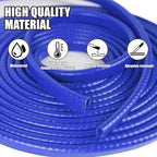 13.1Ft (4M) Car Door Edge Guards, Rubber U Shape Automotive Door Entry Guard Protector Strip, No Glue Required, Universal Vehicle Doors Edge Trim, Exterior Car Accessories (Blue, 13.1FT)