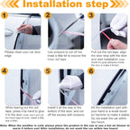Eytool Car Door Edge Protector,10M Trim Rubber Seal Strip with U Shape Molding Protection Door Edge Guard Fit for Most Car(Black,32.8FT)