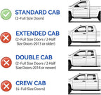 Window Visors Rain Guards for 1980-1996 Ford F150 F250 F350 Standard Cab, Out-Channel Window Vent Wind Deflectors Visors Shades for 80-96 Bronco, for 2 Front Doors
