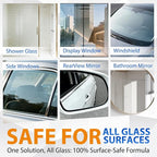 Anti-Fog & Water Repellent for Car Windshield, Windows, Glass & Mirrors Defogger and Rain Repellent Treatment Hydrophobic Coating for Clear Vision Prevents Interior Fog - Pack of 2
