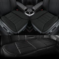 3-Piece Car Seat Cushion Set, 1.2inch Memory Foam Comfort, 2 Front Automotive Seat Cushions + Rear Bench Cushion, Non-Slip Bottom, Fits Sedan SUV Truck Van, Car & Office Chair, Black