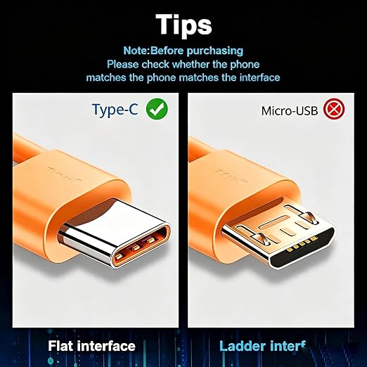 Orange iPhone 17/17E Car Carplay Cable for iPhone 17/16/15, 15/16/17 Pro Max 15 16 Plus Charging Cable, USB A to USB C Cord for iPad 10th Gen iPad Pro, Air 5th 4th Mini 6th Replacement Cord (6FT)