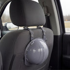 4 Pcs Hard Hat Hook for Truck Adjustable Hard Hat Holder Hardhat Holder Truck Seat Back Organizer 55 lb Load Heavy Duty Hardhat Buddy Hanger Storage Car Vehicle Headrest Bag Gear (Grey)
