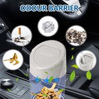 Mini Car Trash Can with Lid, Portable Garbage Can for Car, Leakproof Cup Holder Automotive Garbage Bin with 2 Rolls of Trash Bags, Small Trash Storage Can for Car Home Office(White)