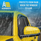 Extra Durable Window Deflectors Tape-On Window Visors Rain Guards Fit for Toyota Tacoma 2024-2026 Double Cab, Sun Visors, Wind VentVisors, Window Vent Shades, Exterior Car Accessories - 2 pcs. AG0849