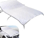 Car Hood Cover, Multi-Layer Thickening Waterproof Coat Front Windshield Hood, All Weather Waterproof Frostproof Half Car Covers, Universal for Most Cars