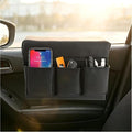 Car Armrest Storage Box for Window,Multi-functional Car Window Armrest Organizer with Storage Pocket for Phone/Tissue/Key,Universal Cars Door Organizer as Cars Elbow Rest Pad (Large)