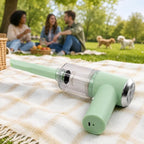 catsMeow Mini Handheld Vacuum Cordless, Lightweight Portable Small Vacuum Cleaner for Car, Desk, Keyboard, Sofa, Drawers and Crumbs, USB Rechargeable with Washable Filter, Mint Green
