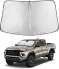 Windshield Sunshade Compatible for GMC Canyon 2023 2024 2025, Sun Visor for Front Windshield & Window Sun Shade Cover, UV Heat Blocker & Protector, Car Accessories