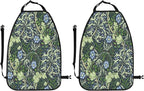 William Morris Classic Floral Car Seat Back Kick Protectors Kick Mats With Storage Pockets For Vehicles To Protect From Dirt Mud Scratches 2 Pack