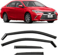 Voron Glass in-Channel Extra Durable Rain Guards for Toyota Camry 2015-2017, Window Deflectors, Vent Window Visors, 4 Pieces - 200723