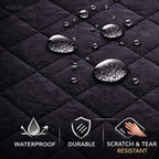 2 Pack Car Back Seat Cover and Organizer Protector from Dirt Scratches Mud Universal Fit All Automotive Model Vehicle Type Waterproof Durable Preventing the Impact of Children Step Kick 17"x25"