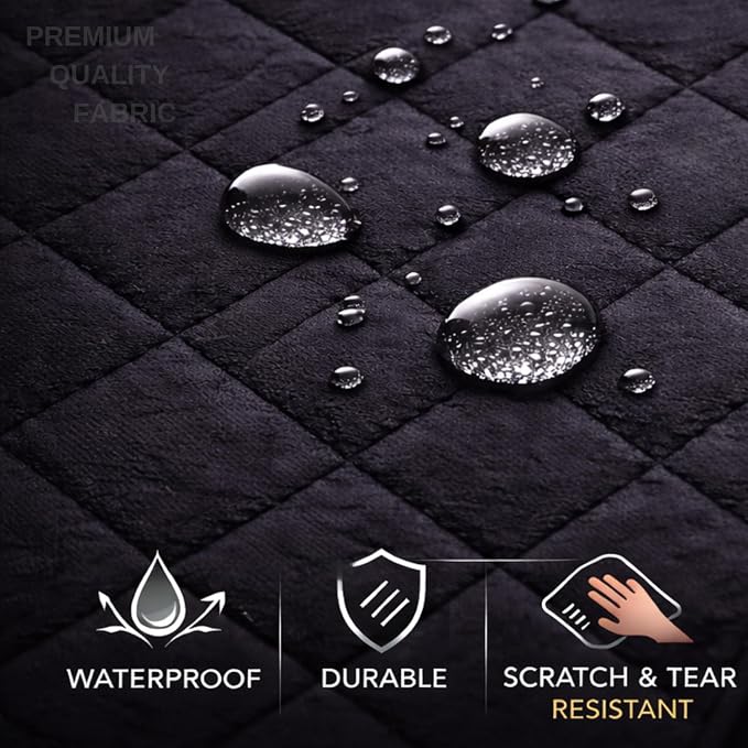 2 Pack Car Back Seat Cover and Organizer Protector from Dirt Scratches Mud Universal Fit All Automotive Model Vehicle Type Waterproof Durable Preventing the Impact of Children Step Kick 17"x25"