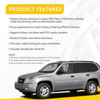 Interfacing Solutions DKGM15 Onstar Radio Replacement Interface W/ Swc Retention Video Switcher & D. Din Dash Kit - Gm Clas