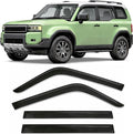 2024-2026 Tape-On Side Window Rain Guards for Toyota Land Cruiser Visor Deflectors First Edition 1958 J250 2025