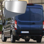 Driver Left Side Lower Mirror Glass fit Ford Transit T150 250 350 2015 2016 2017 2018 2019 2020 2021 2022 2023 MK8, Left Side View Convex Mirror Glass with Backing Plate