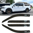 4pcs Original Shatterproof Rainproof Side Window Wind Deflectors for 2022-2024 Ford Maverick,Outside Mount Rain Guard Sets,Nice Looking Window Visors for Cars,Vent Deflector for Maveric 22-24 94182