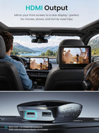 Wireless CarPlay Adapter, Magic AI Box with HDMI Output | CarPlay Wireless Adapter, Wireless Android Auto, Dual Wi-Fi, Split Screen, Smoother App switching, HDMI Mirroring, CB4DT-BK