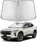 Windshield Sunshade Compatible for Chevrolet Trax 2013-2021 2022 2023, LS/LT/LTZA Sun Visor for Front Windshield & Window Sun Shade Cover, UV Heat Blocker & Protector, Car Accessories