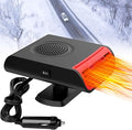 Car Heater, 150W Portable Dual Mode Heater & Air Fan for Car Defrosting and Demisting, 360° Swivel Base, Cigarette Lighter Plug, for All Cars, Trucks, SUVs