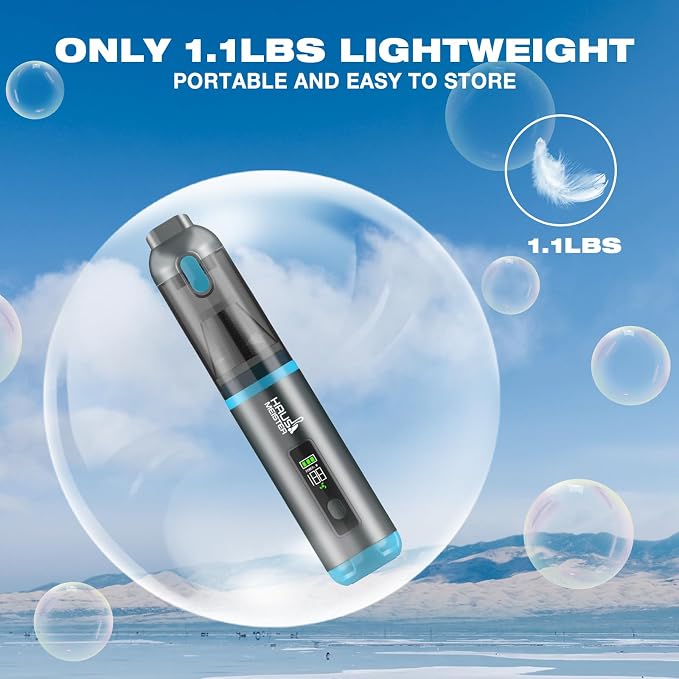 Airflex One Cordless Car Vacuum 16000Pa, 4-in-1 Handheld Vacuum with Air Duster & Inflator, Portable Mini Vac for Car Detailing, Pet Hair, Keyboard Cleaning (Gray)