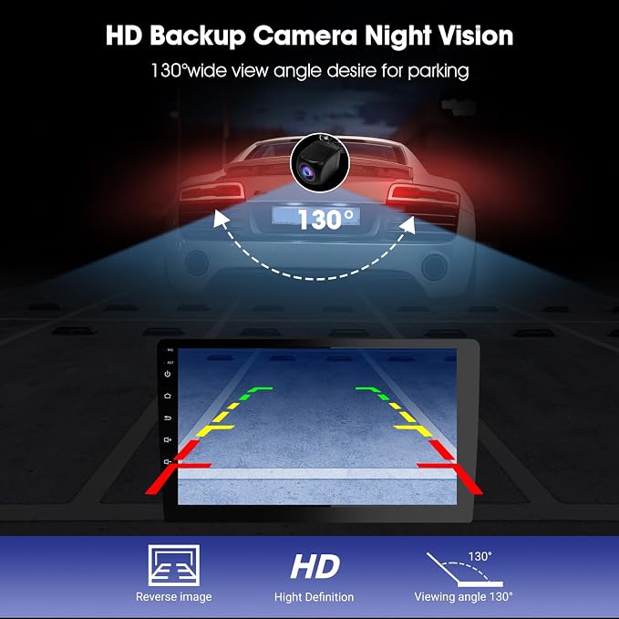 Carplay Screen for Car,10.1 inch Wireless CarPlay & Android Auto,Backup Camera,Double Din Car Stereo,GPS Navigation,ZLink,Audio Receivers,Music Player (10.1 inch)