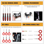 238Pcs Trim Removal Tool, Auto Push Pin Bumper Retainer Clip Set Fastener Terminal Remover Tool Adhesive Cable Clips Pry Kit Car Panel Radio Removal Auto Clip Pliers