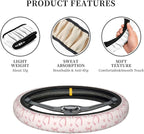 Pink Bow Steering Wheel Cover Cute Car Accessories