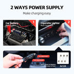 Premium 10 in 1 Electric Scissor Jack Enhanced Safety 3 Ton Car Jack Kit Automatic 12V Tire Repair Kit for Sedans SUV Tire Replacement