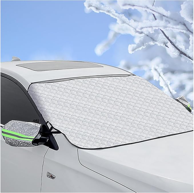 Complete Winter Windshield Cover Kit for GMC Acadia 2007–2025 2026 Lambda/C1XX, All-Weather Frost Guard & Snow Protector, Automotive Sun Shade -Easy to Install