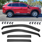 in-Channel Window Visors Rain Guards for Honda CRV CR-V 2023 2024 2025 2026 | Window Deflectors, Vent Visor, Sun Shades, Window Shields, Dark Smoke, Car Accessories