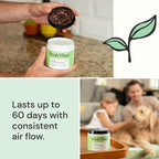 Odor Removing Gel, 15 oz., Pack of 2 - Odor Absorbers for Home, Safer Odor Relief, Natural Plant-Based Odor Eliminator, Every 15 oz. lasts 30-60 Days, For Cooking, Trash & Pets