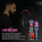 Color Tire Paint Pen - Waterproof Permanent Paint Pens for Car Wheels Lettering | Car Wash Safe and Durable | Made in Japan (Pink, 1 Pen)