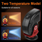 Car Heater,12V 150W Portable Heaters for Vehicle,Plugs into Cigarette Lighter,360° Rotation Fast Heating Auto Car Window Defroster Windshield Defogger,2 in 1 Heating & Cooling Automobile Heater(Red)