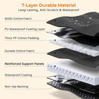 Dog Car Seat Cover for Pets 100% Waterproof Seat Cover Hammock 600D Heavy Duty Scratch Proof Nonslip Durable Soft Back Seat Covers for Full Size Trucks