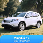 Window Visors for Honda CR-V(CRV) 2007 2008 2009 2010 2011, Out-Channel Window Wind Deflectors Rain Guards -4PCS