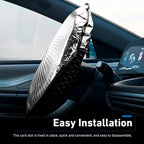 Steering Wheel Sun Shade Cover, Aluminum Foil Heat Resistant Steering Wheel Cover, 18" Slip-on Steering Wheel Sun Protector, Fit for Most Car SUV Van (Silver)