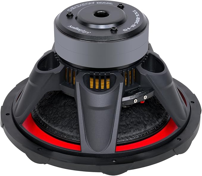15" Double Stack Composite Cone Subwoofer (TXX-BDC-II-15), Superior Performance, 1800W, 2 Magnets, BASV Voice Coil, Aluminum Basket, Multi-Connect, Non-Press Paper Cone, 2 x 4 Ohms