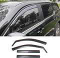 Visor Rain Guards Compatible with 2023-2025 2026 Honda Pilot Front and Rear in-Channel Window Visors Wind Deflectors Weather Shield for 2024 Pilot 4PCS Accessories