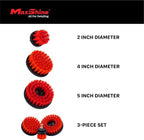 2" Universal M8 Medium-Duty Upholstery & Carpet Drill Brush – Power Scrubber Attachment for Car Detailing – Removes Grime, Stains & Spots from Fabric, Seats & Carpets