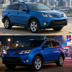 Tape On Window Visors Rain Guards Deflectors for 2006-2012 Toyota RAV4,Side Window Wind Deflectors Shade for RAV4 06-12, Vent Visors Car Accessories-4pcs
