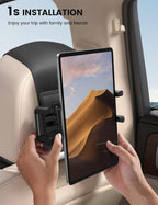 2 Pack Tablet Holder for Car Headrest - [Thick Case Friendly] Car Tablet Mount for Backseat, Road Trip Essentials for Kids, for iPad Pro, Air, Mini, Galaxy, Fire HD, 6.1-13" Tablets