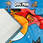 Dog Man Supa Cop & Petey Book Kids Super Soft Cotton Bath/Pool/Beach Towel, 58 in x 28 in, (Offically Licensed Product) By