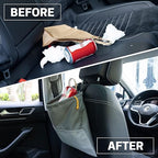 2PCS Hanging Car Garbage Can - Waterproof Leakproof Trash Bag | Car Trash Can with Durable Leakproof Lining, Keeps Vehicle Clean and Neat