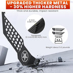 Metal Front Door Storage Box Pockets Fit for Jeep Wrangler,Door Side Insert Organizer for Jeep Wrangler JL JLU 4XE 2018-2025 & Gladiator JT 2020-2025 Interior Door Storage Expansion Accessories 2PCS