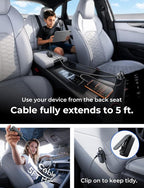 AINOPE 108W Multiple Ports Car Charger, Cigarette Lighter USB Charger, PD&QC Car Charger Adapter Fast Charging for iPhone 17 [+5FT Cable], 12V Road Trip Essentials for Kids, Car Accesories