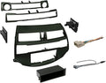 American International Honda Accord (2008-2012 All Trim Levels) Double DIN or Single ISO with Pocket Radio Install Dash Kit, Car Audio Wiring Harness & Antenna Adapter Included, Dark Gray Metallic