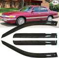 4pcs Original Shatterproof Side Window Wind Deflectors for 92-11 Mercury Grand Marquis,03 Marauder 98-11 Ford Crown Vic Short Rears,Rain Guards,Nice Looking Window Visors for Cars,Vent Deflector 94228